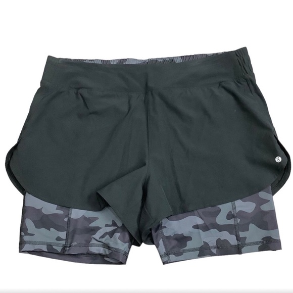 Layer 8 Pants - Layer8 Large 12-14 Shorts Bike Elastic Waist Leggings Pull On NWOT